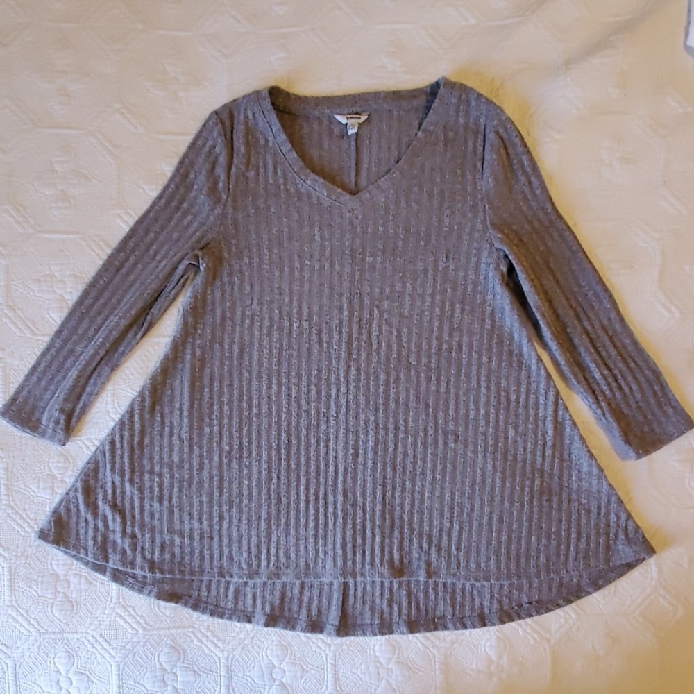 3/4 Sleeved, Grey Tunic